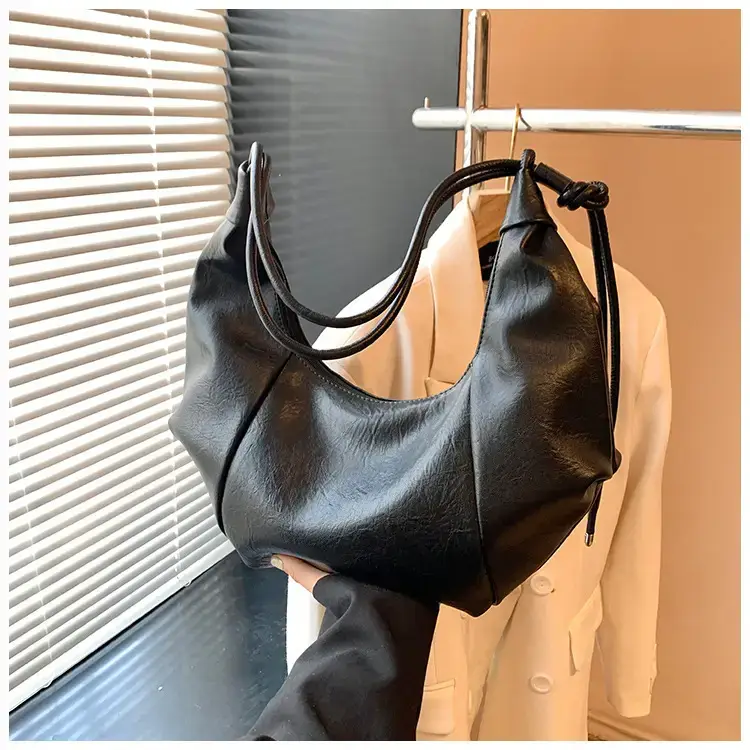 Vintage Brown Leather Shoulder Bag for Women — feature 14