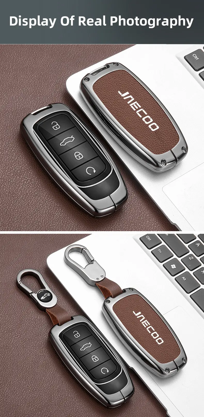 J8 Ruihu 8PRO Metal Key Set with Leather Strap — feature 11