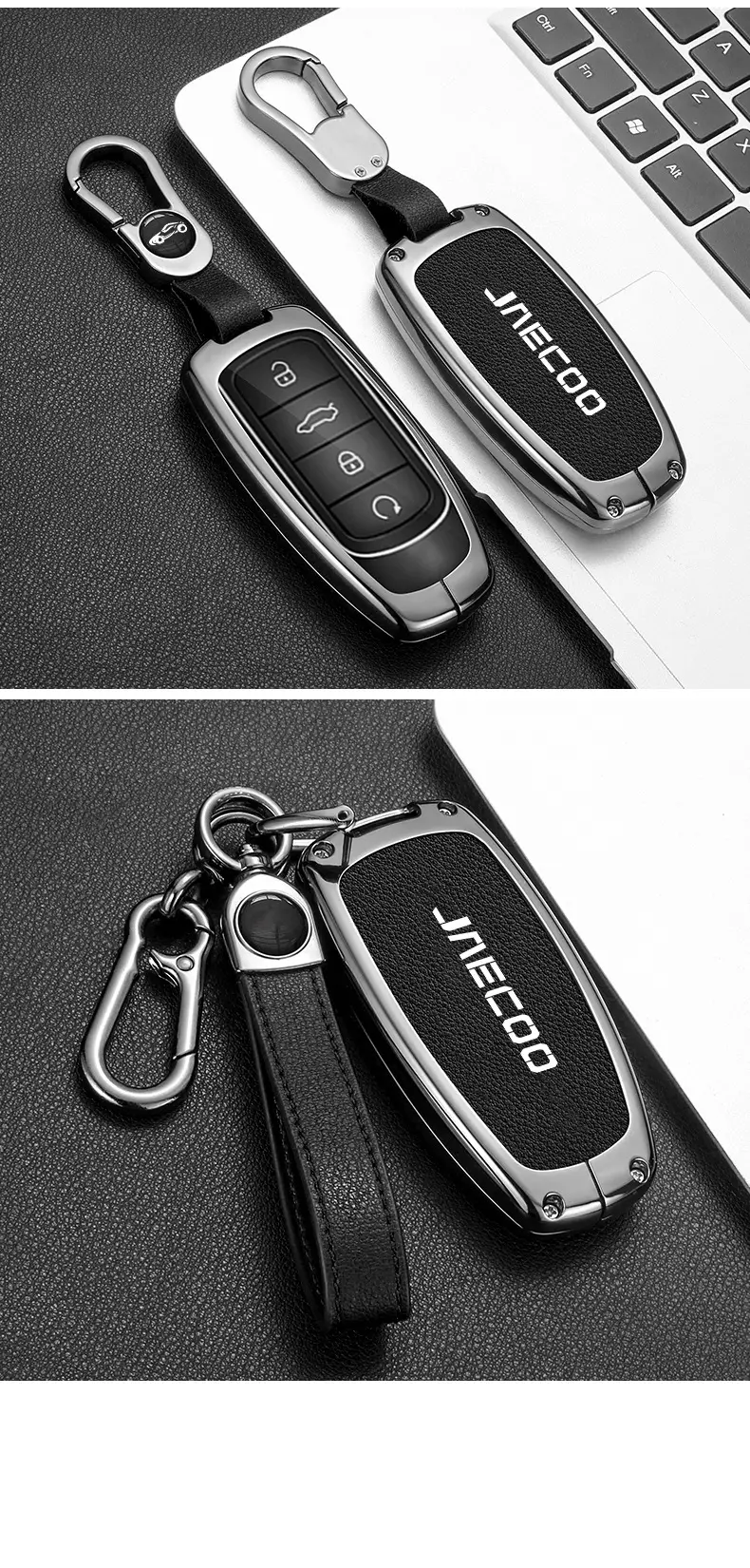 J8 Ruihu 8PRO Metal Key Set with Leather Strap — feature 13