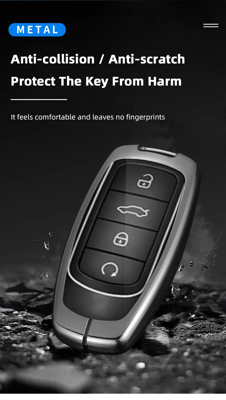 J8 Ruihu 8PRO Metal Key Set with Leather Strap — feature 9