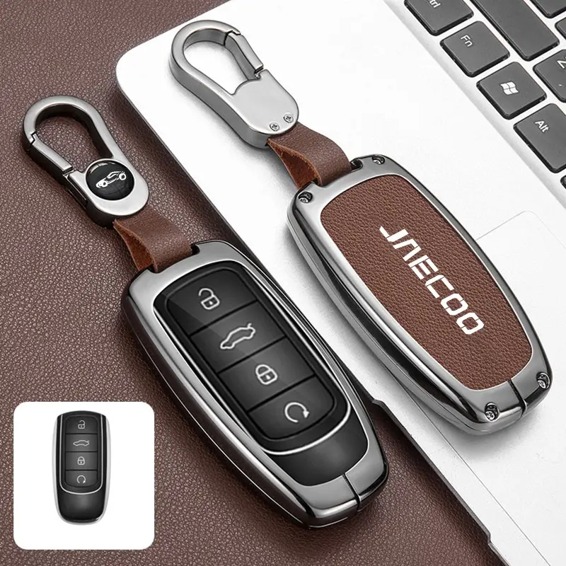 J8 Ruihu 8PRO Metal Key Set with Leather Strap - Image 4