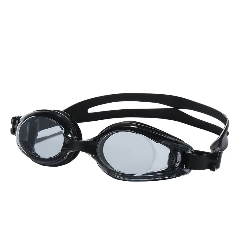 Qi Lang Adult Swimming Goggles HD Flat Light Waterproof Anti-fog Swimming Goggles for Unisex Training Necessary Goggles