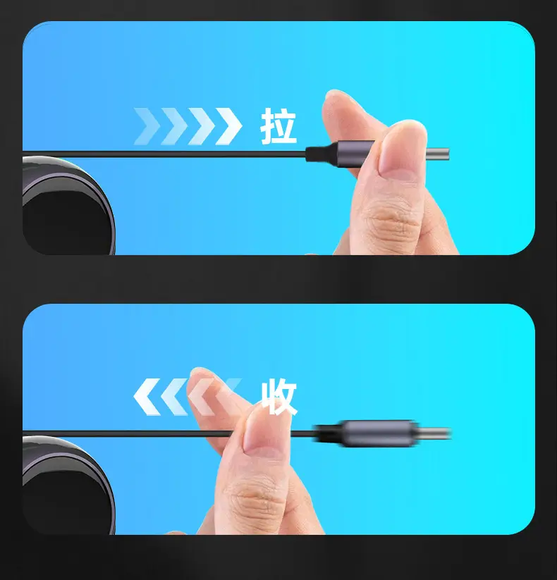 Retractable Car Phone Charger 80CM Super Fast Charging — feature 3
