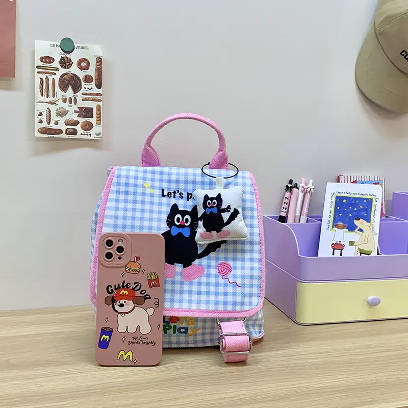 Children's Cartoon Backpack Large Capacity Shoulder Bag - Image 10