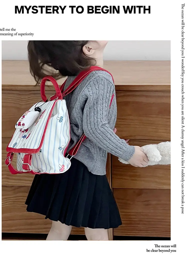 Children's Cartoon Backpack Large Capacity Shoulder Bag — feature 11