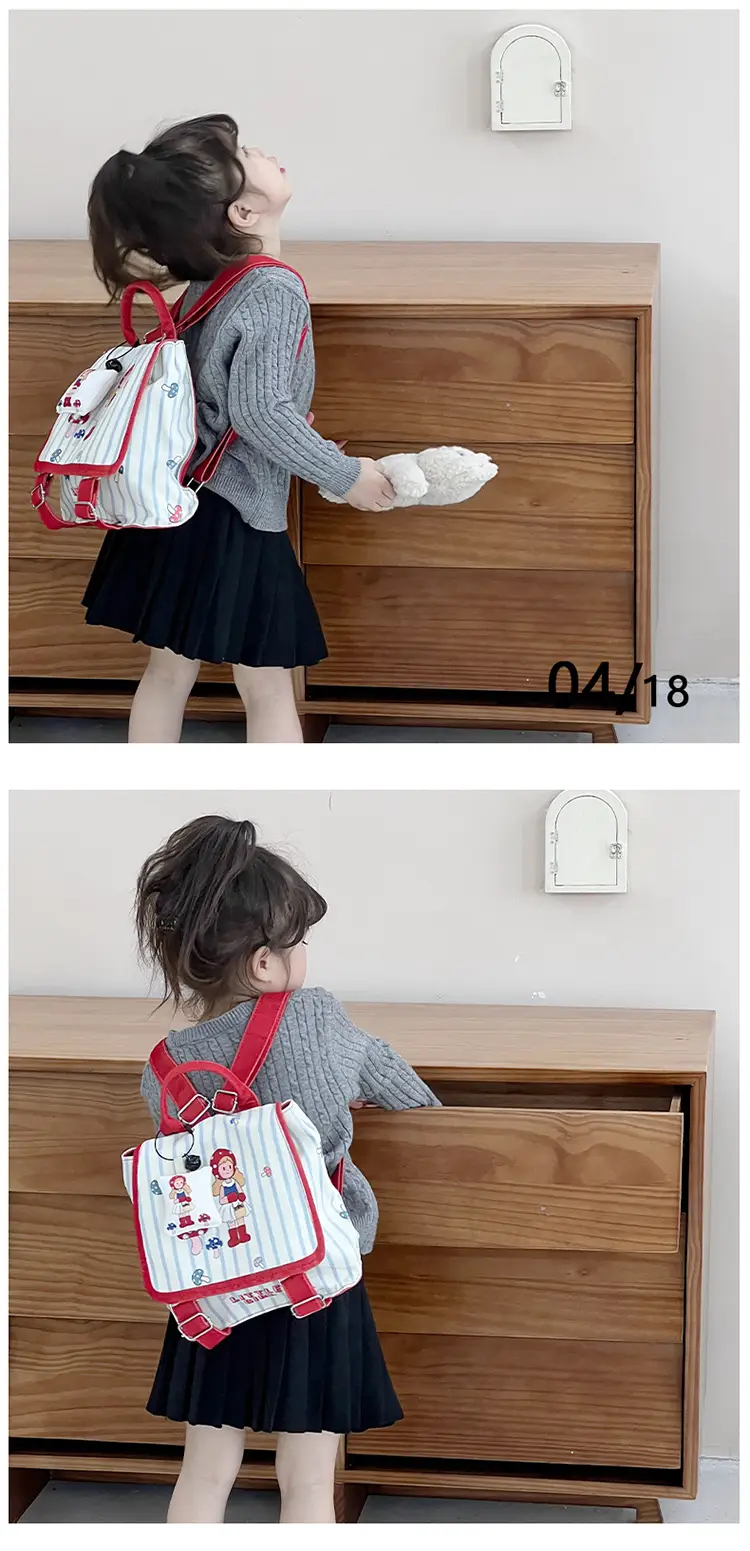 Children's Cartoon Backpack Large Capacity Shoulder Bag — feature 16