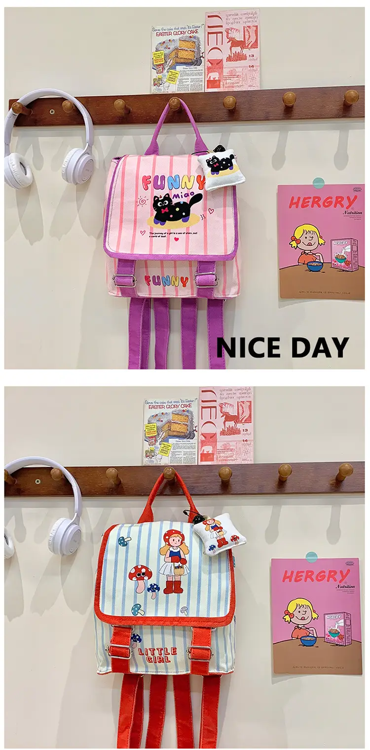 Children's Cartoon Backpack Large Capacity Shoulder Bag — feature 43