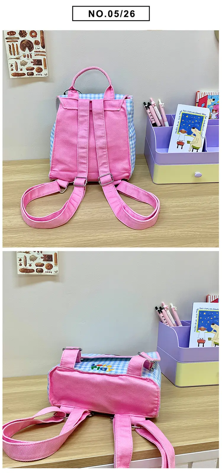 Children's Cartoon Backpack Large Capacity Shoulder Bag — feature 47