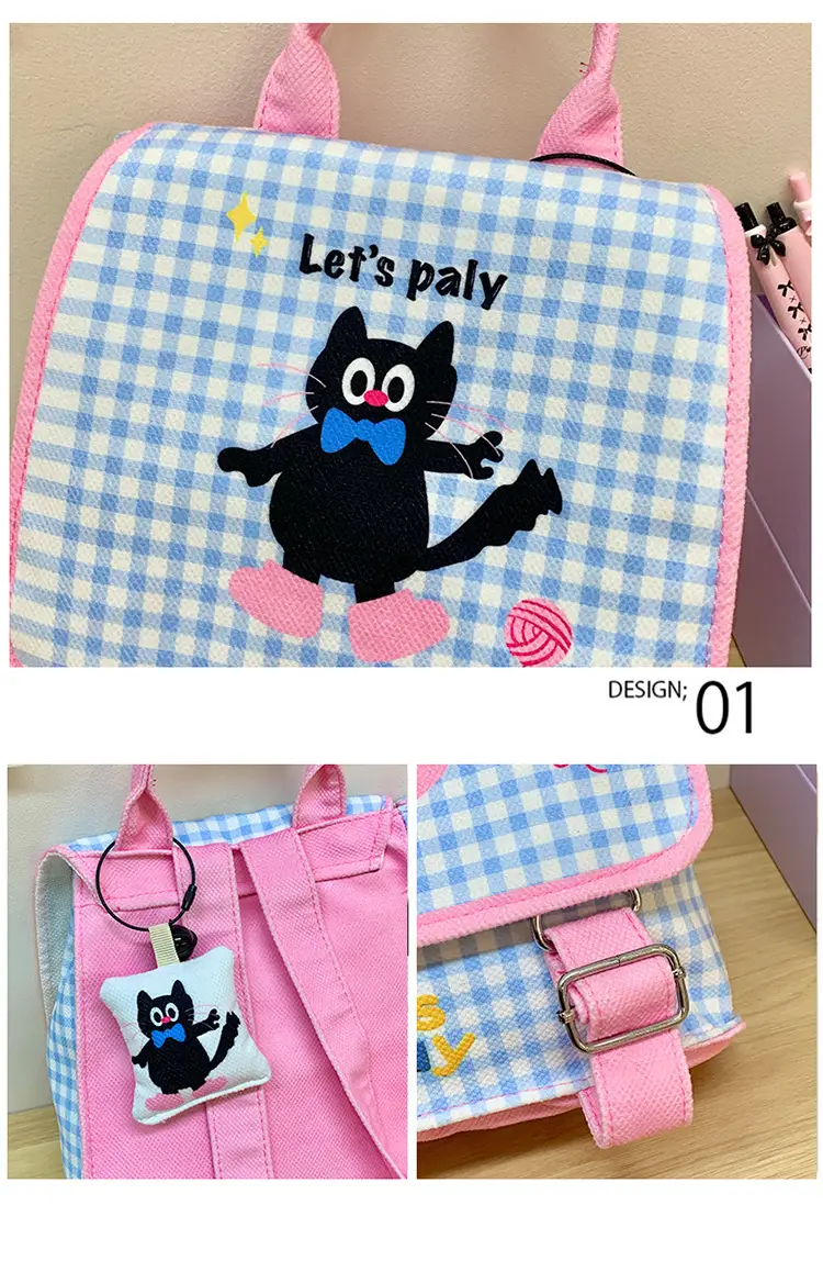 Children's Cartoon Backpack Large Capacity Shoulder Bag — feature 6