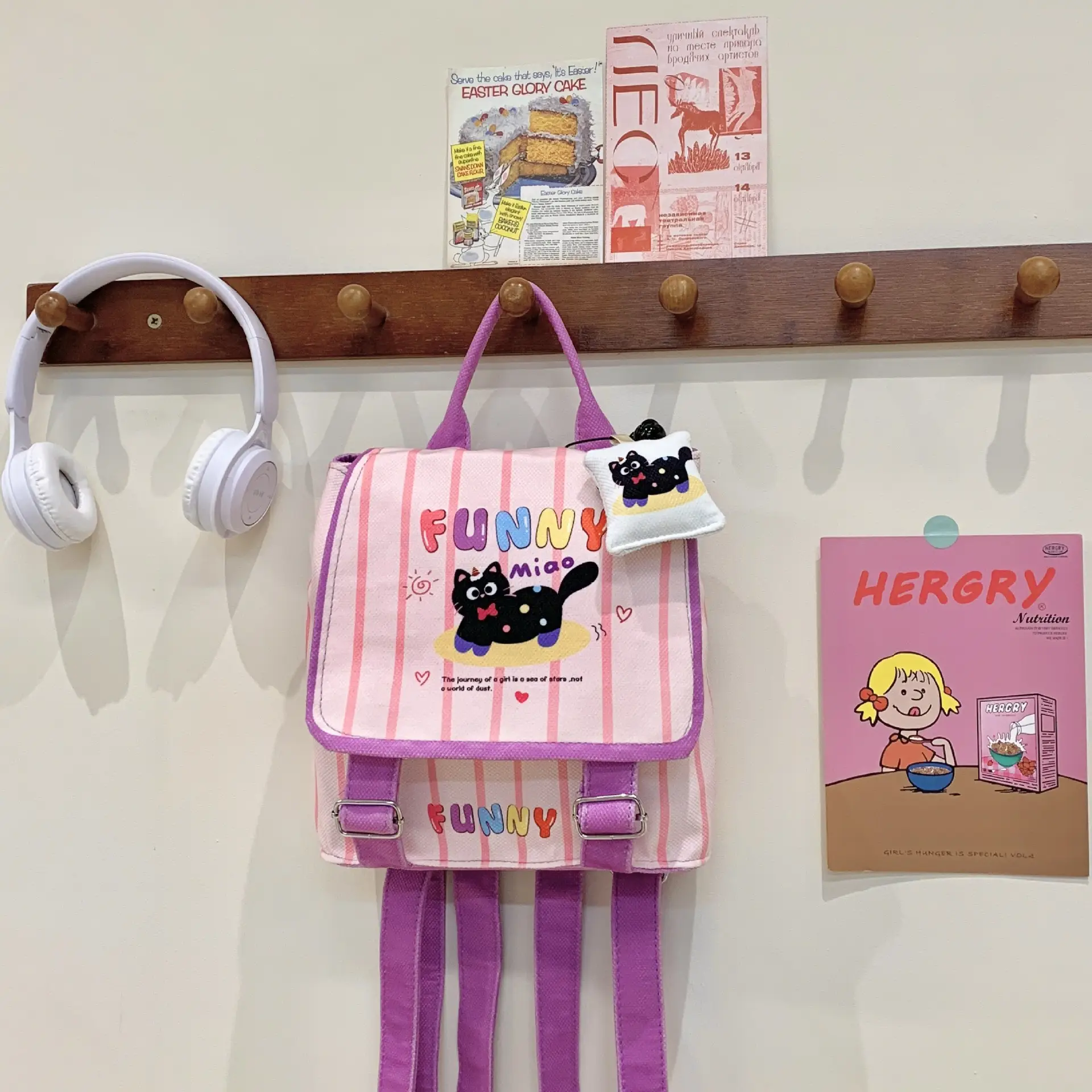 Children's Cartoon Backpack Large Capacity Shoulder Bag - Image 3
