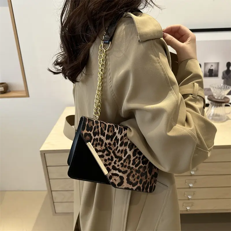 Leopard Print Crossbody Bag Women 2024 Winter - Image 7