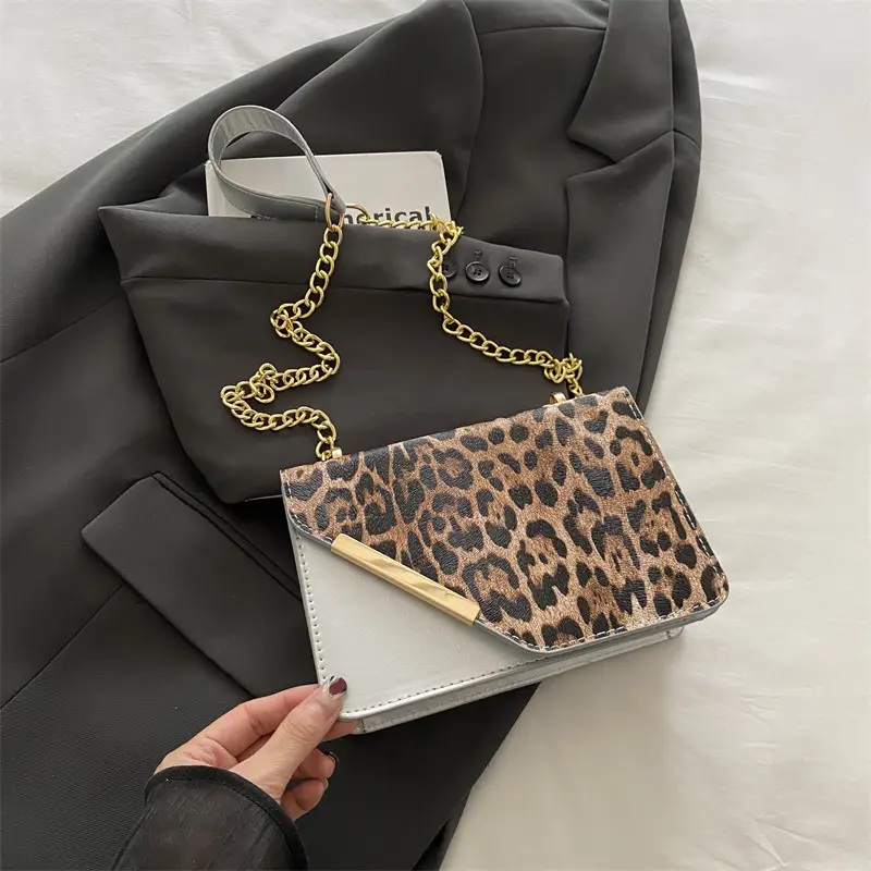 Leopard Print Crossbody Bag Women 2024 Winter - Image 2