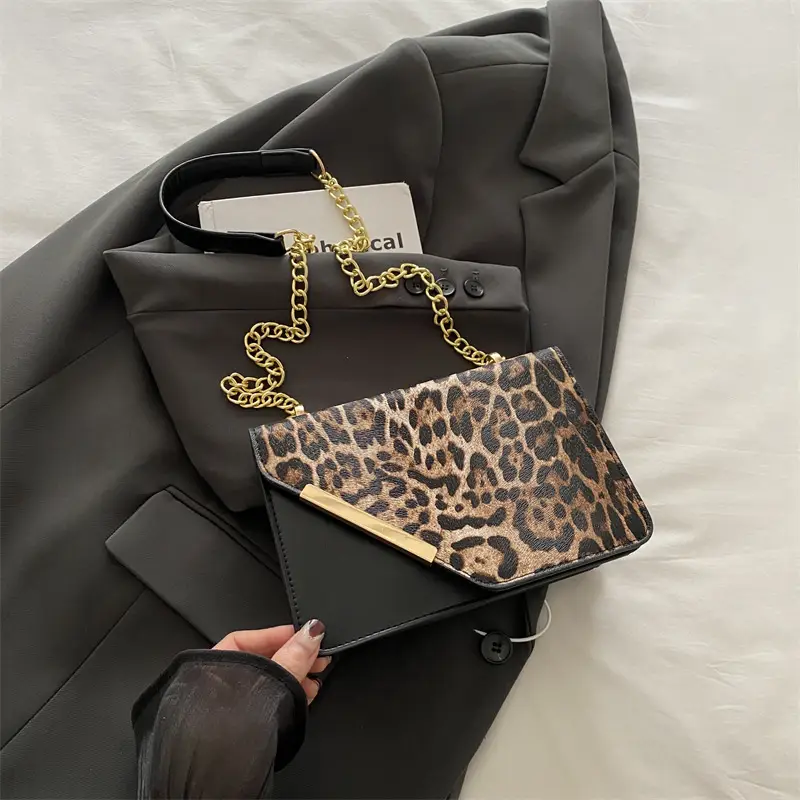 Leopard Print Crossbody Bag Women 2024 Winter - Image 4