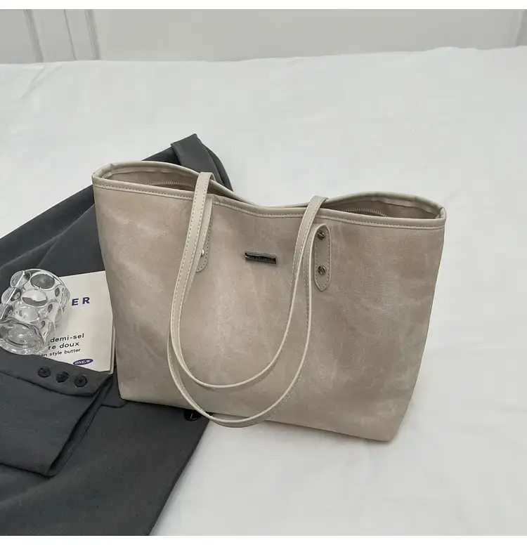 Pink Women's Tote Bag Large Capacity Shoulder Bag — feature 18
