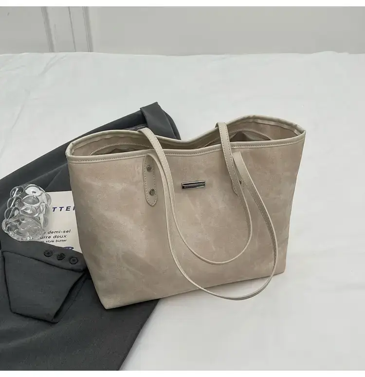 Pink Women's Tote Bag Large Capacity Shoulder Bag — feature 19