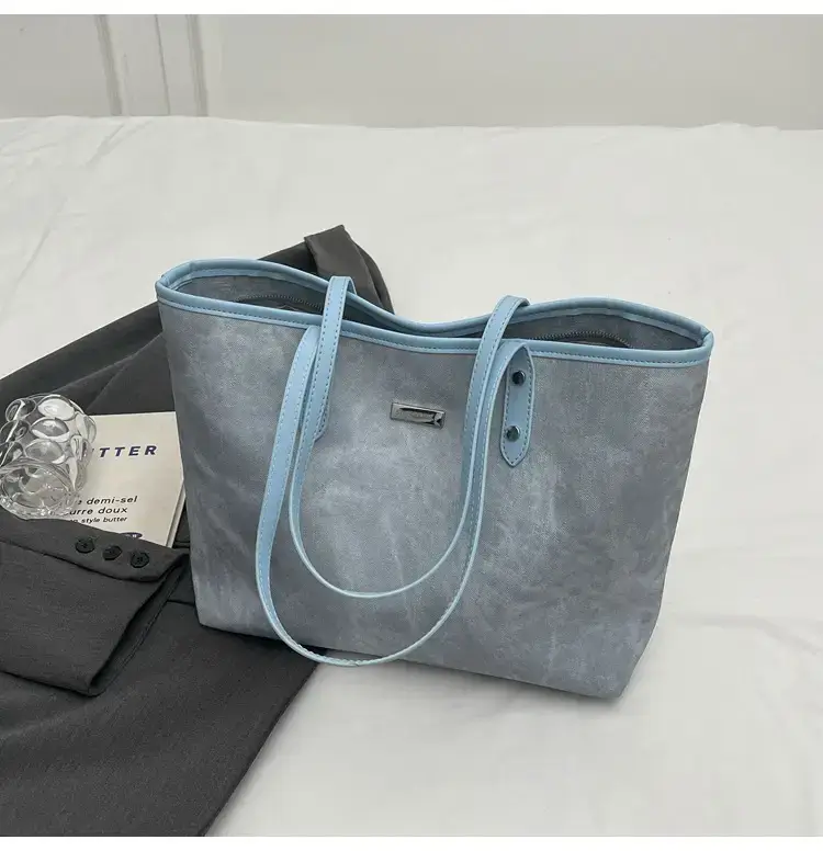 Pink Women's Tote Bag Large Capacity Shoulder Bag — feature 25