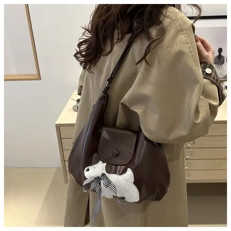 Black Crossbody Bag with Bow Decor for Women — feature 20