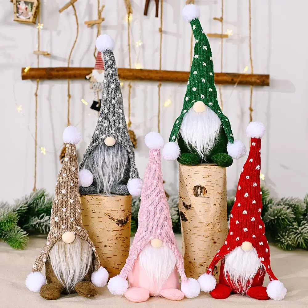 Christmas Rudolph Doll with White Beard Faceless Design — feature 5
