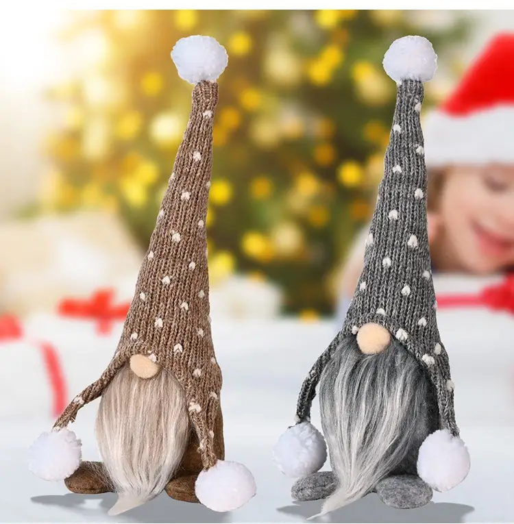 Christmas Rudolph Doll with White Beard Faceless Design — feature 7