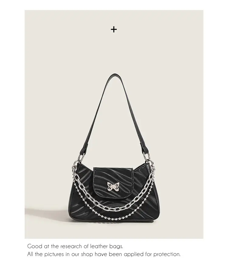 Black Chain Shoulder Bag for Women 2026 — feature 14