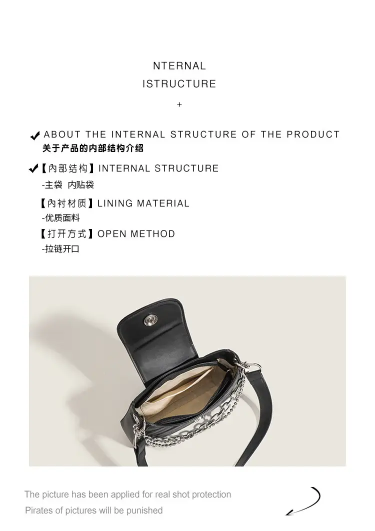 Black Chain Shoulder Bag for Women 2026 — feature 17