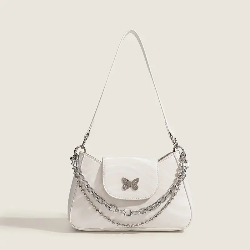 Black Chain Shoulder Bag for Women 2026