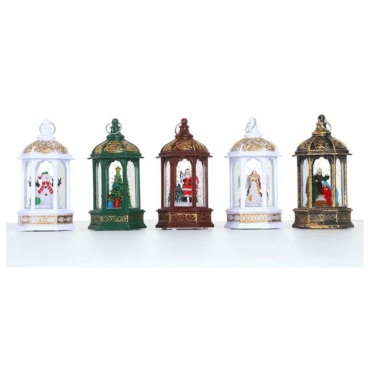 Christmas Snow Hexagonal Nightlight Ornament - Image 10