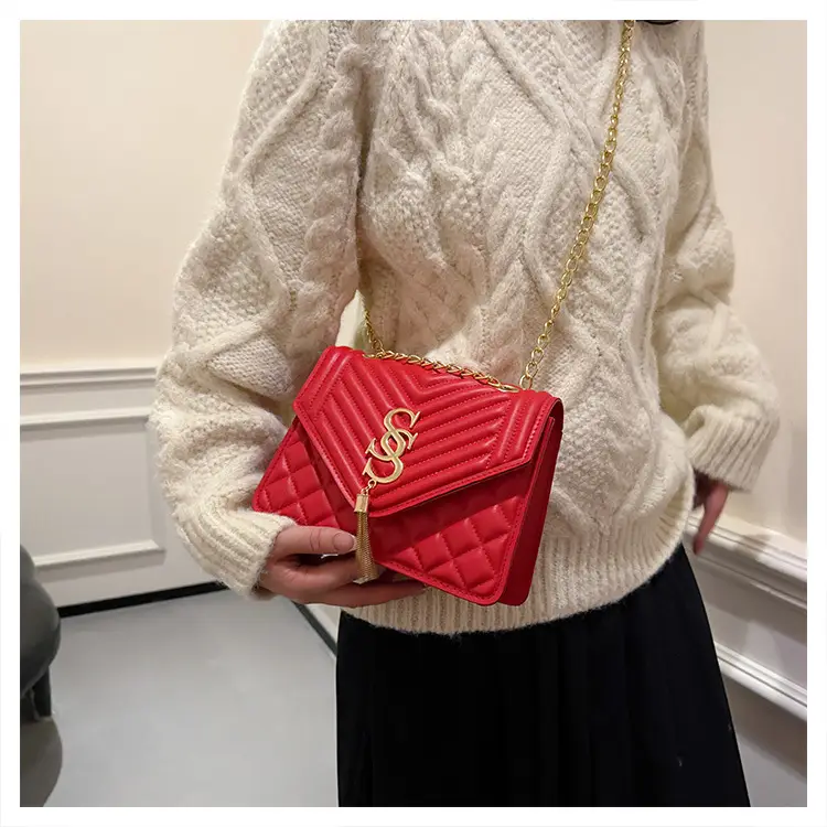 Korean Style White Chain Crossbody Bag for Women — feature 11
