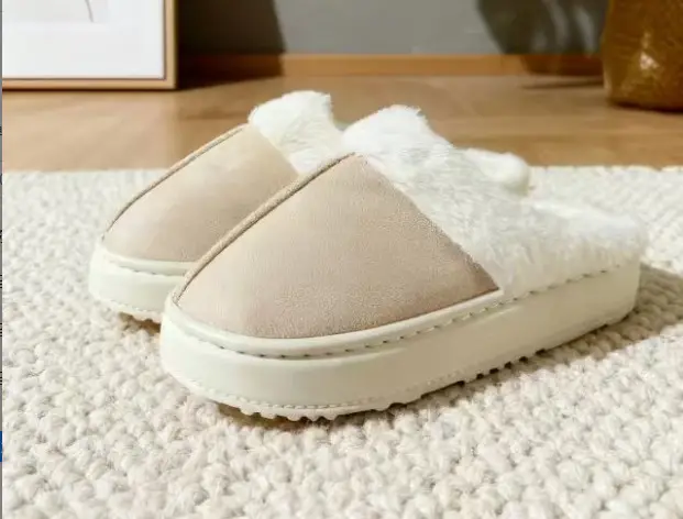 Maillard Cotton Slippers Women's Winter Outfit Slippers Indoor Home Couple's Household Thick-soled Non-slip Warm Cotton Shoes - Image 2