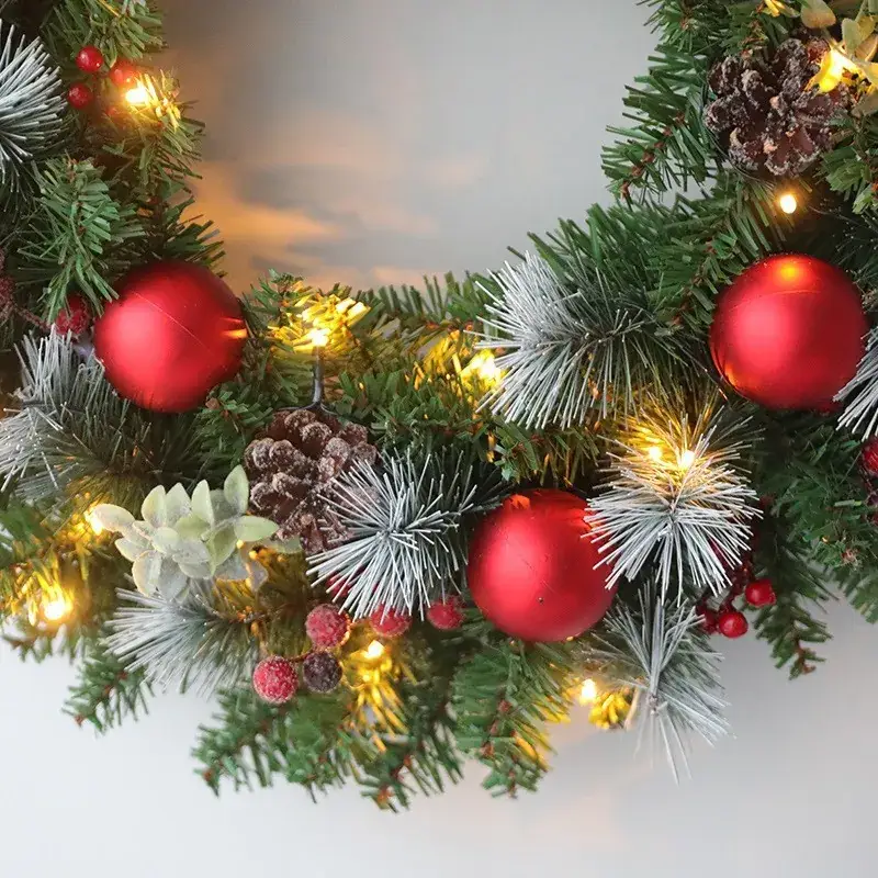 2025 Cross-Border Christmas Garland with Lights - Image 14