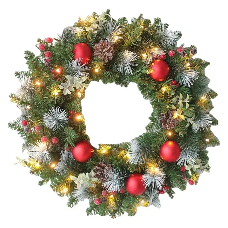 2025 Cross-Border Christmas Garland with Lights - Image 16