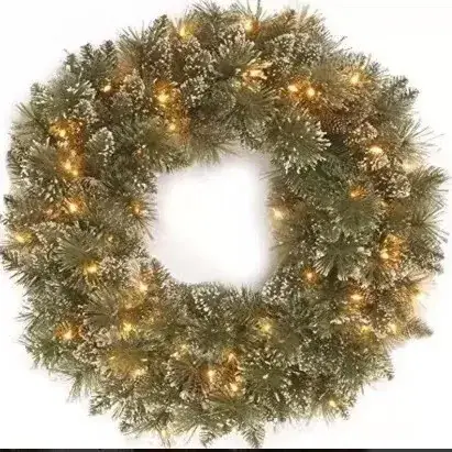 2025 Cross-Border Christmas Garland with Lights - Image 5