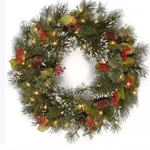 2025 Cross-Border Christmas Garland with Lights - Image 8