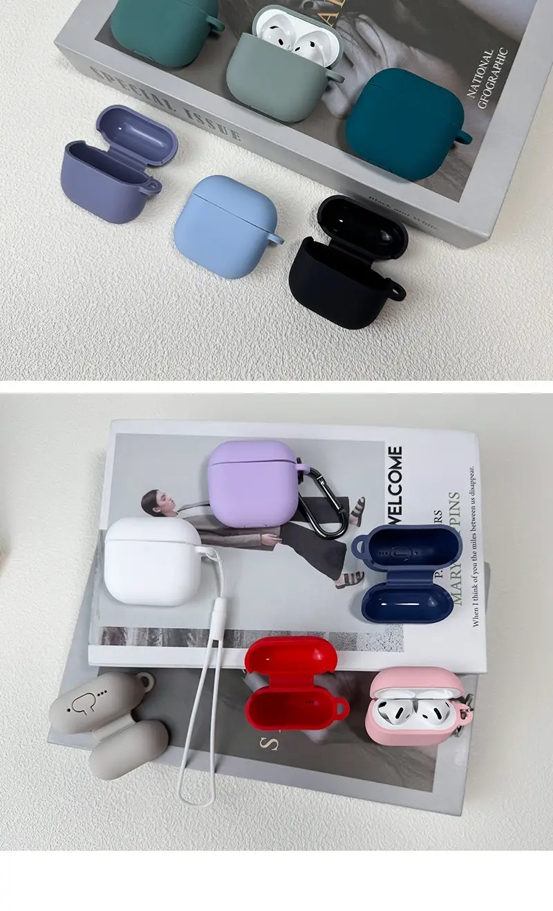 AirPods4 Protective Case Gray Silicone 2.5mm Thick — feature 17