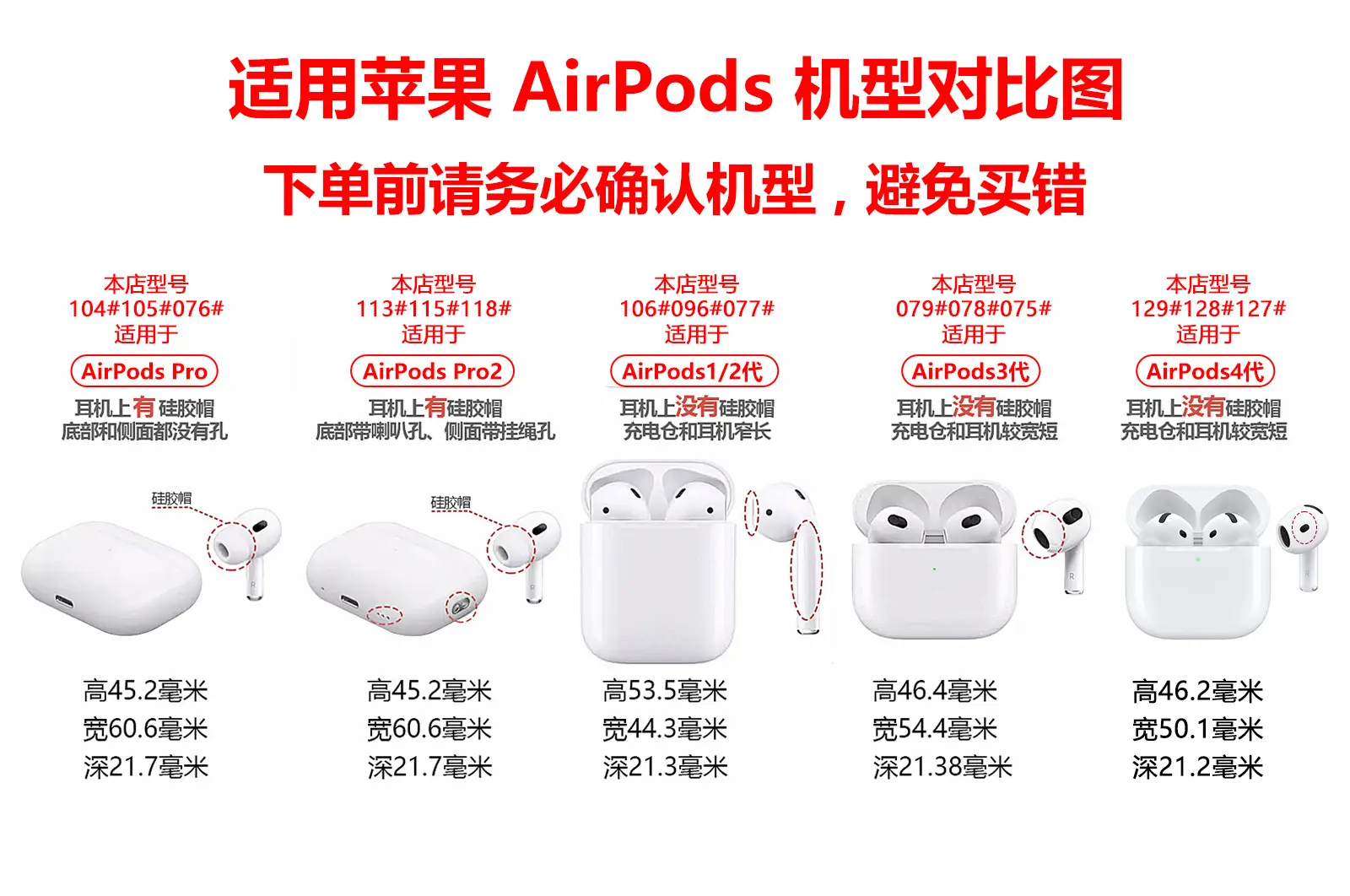 AirPods4 Protective Case Gray Silicone 2.5mm Thick — feature 8
