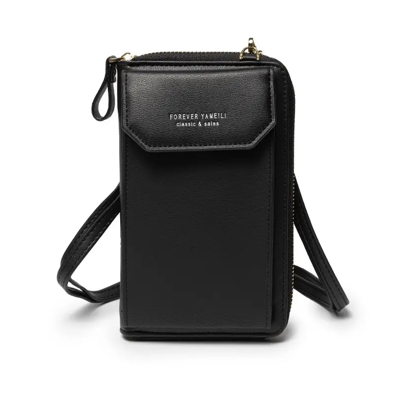 2024 Women's Mini Wallet Shoulder Crossbody Bag Black - Image 5