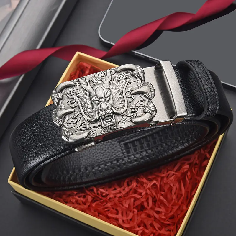 Dragon Claw Genuine Leather Belt for Men - Image 5