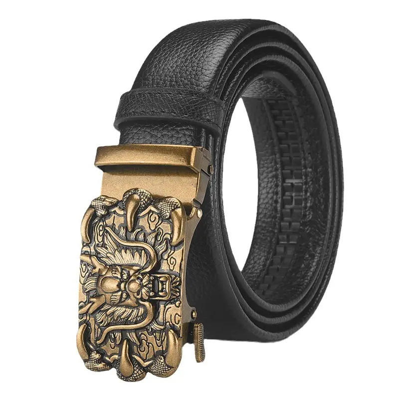Dragon Claw Genuine Leather Belt for Men - Image 7