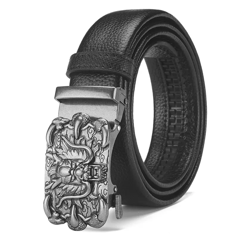 Dragon Claw Genuine Leather Belt for Men - Image 2