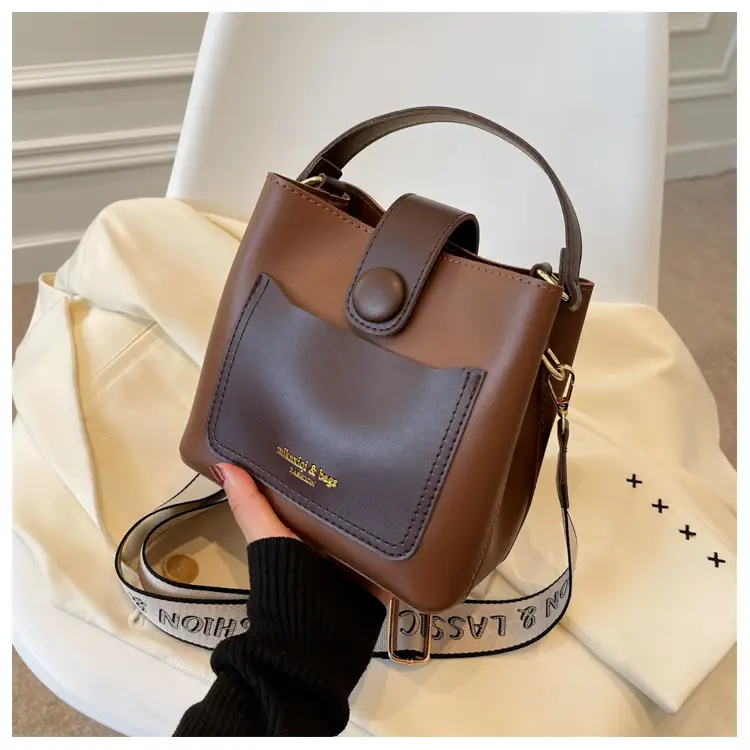 Black Vintage Bucket Bag for Women 2024 New Arrival — feature 24