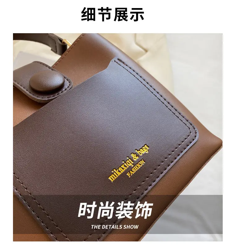 Black Vintage Bucket Bag for Women 2024 New Arrival — feature 3