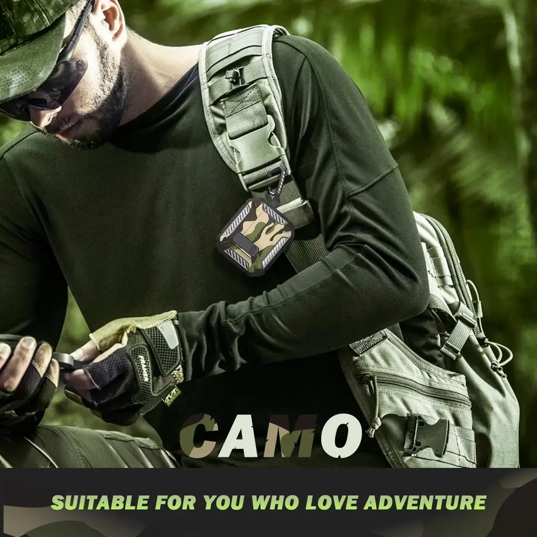 Suitable for Airpodspro3 Protective Case, New Apple 4Th Generation Earphone Case, Airpods4 Camouflage Earphone Protective Case — feature 8