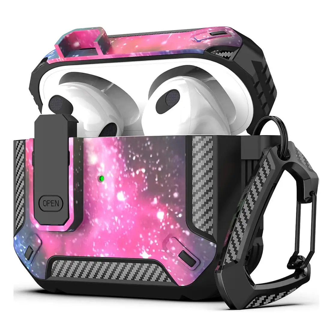 Suitable for Airpodspro3 Protective Case, New Apple 4Th Generation Earphone Case, Airpods4 Camouflage Earphone Protective Case