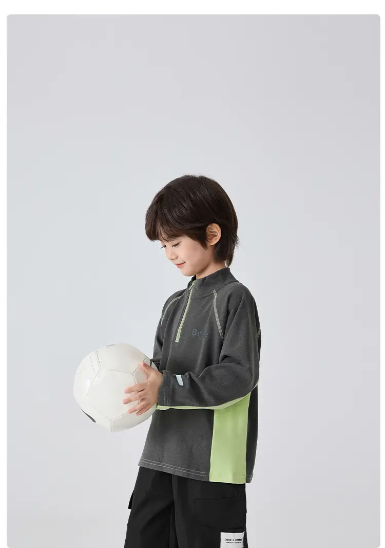 Haima Kids Winter Thermal Base Long Sleeve T-Shirt Light Blue — feature 10