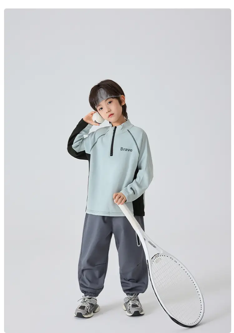 Haima Kids Winter Thermal Base Long Sleeve T-Shirt Light Blue — feature 13