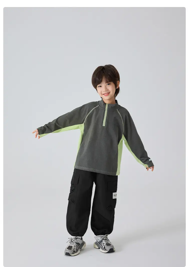 Haima Kids Winter Thermal Base Long Sleeve T-Shirt Light Blue — feature 9
