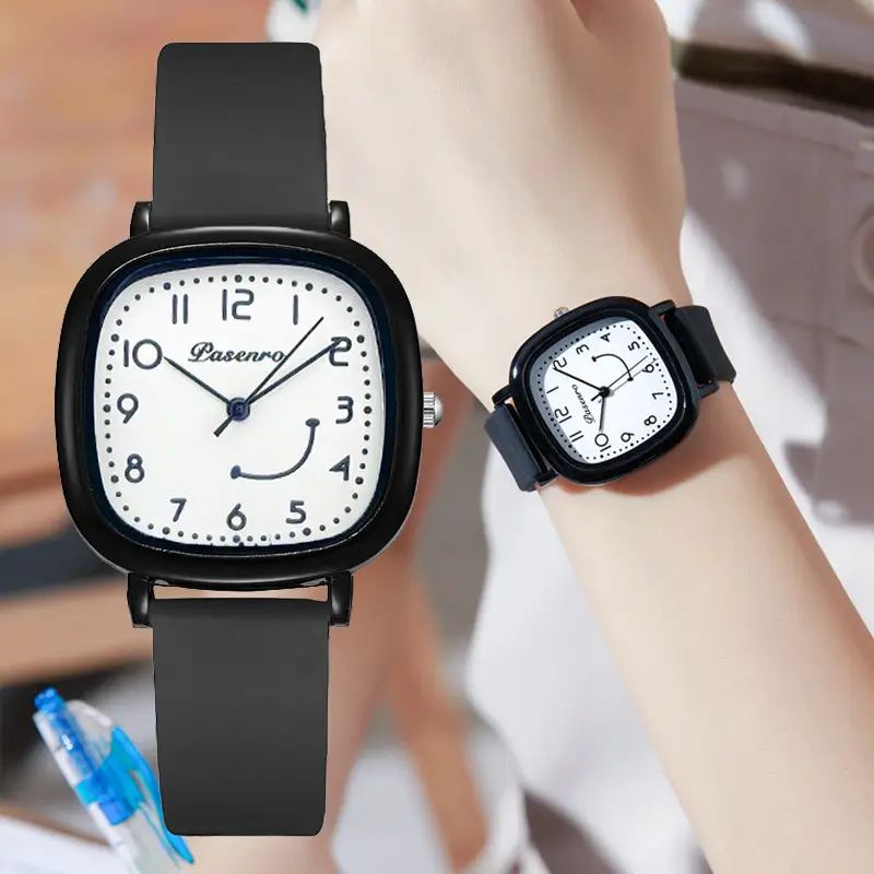 Raviv Black Square Watch for Students - Image 5
