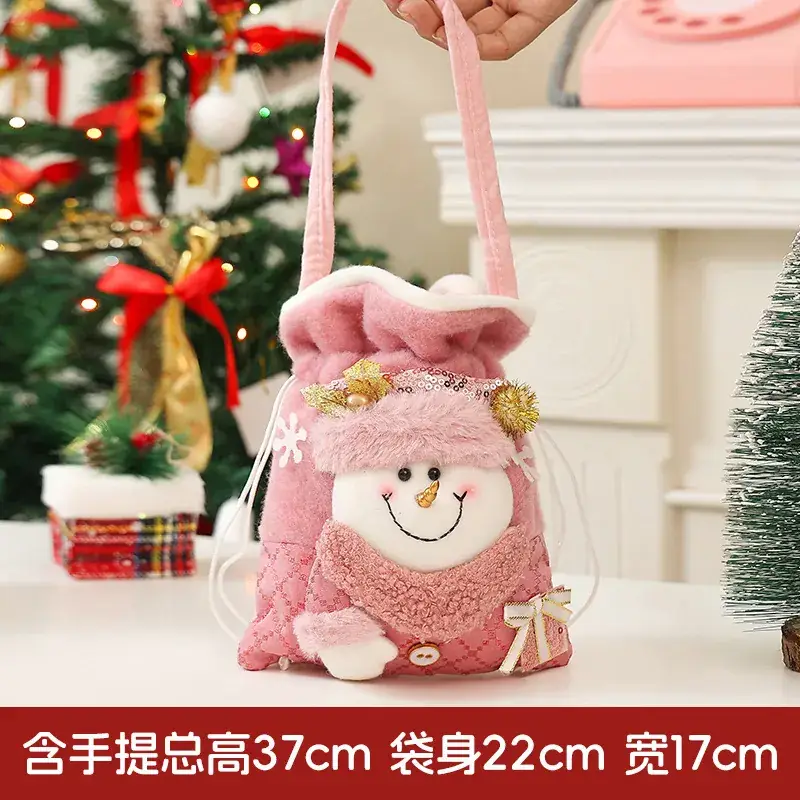 Christmas Apple Bag for Kids with Handheld Handle - Image 16