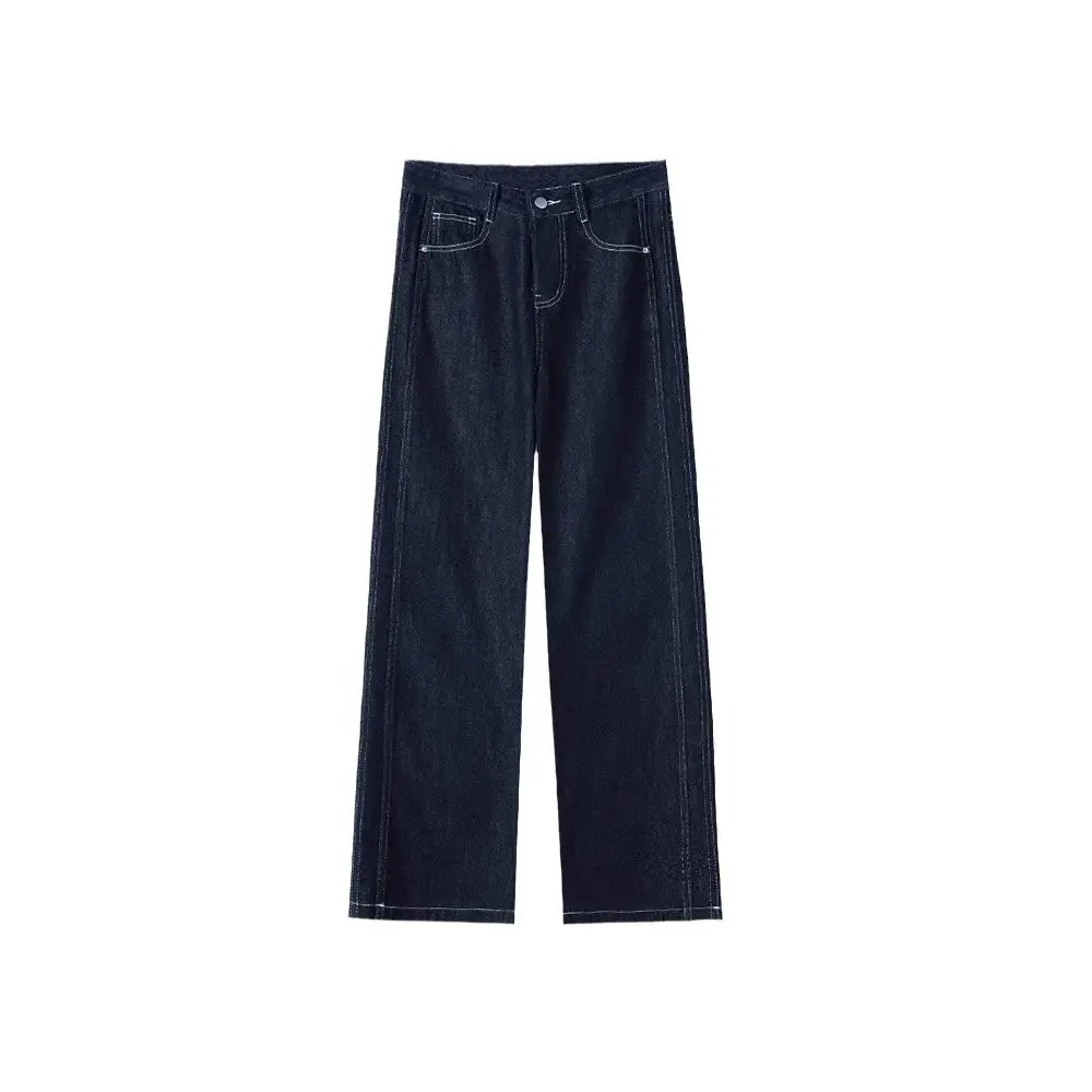 Dark Blue Women's Slimming Jeans Plus Size