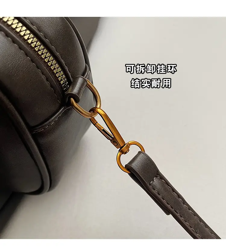 Women's British Retro Shoulder Crossbody Bag Brown 2024 — feature 4